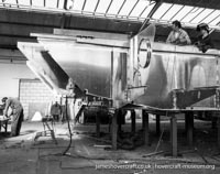 AP1-88 hovercraft during construction